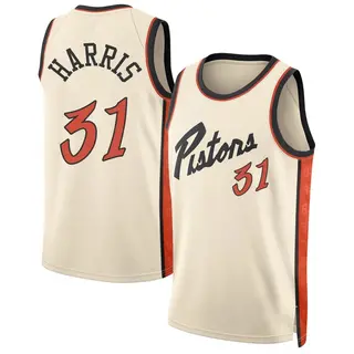 Detroit Pistons Men's Joe Harris Swingman Tan 2024/25 City Edition Jersey