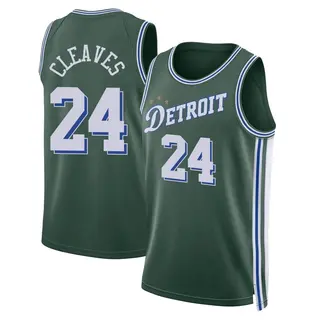 Detroit Pistons Men's Mateen Cleaves Green Swingman 2022/23 City Edition Jersey