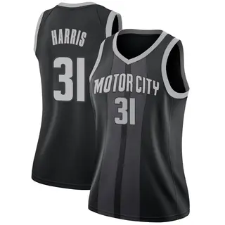 Detroit Pistons Women's Joe Harris Black Swingman 2018/19 Jersey - City Edition