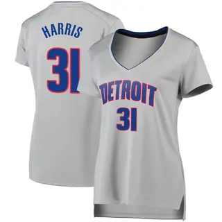 Detroit Pistons Women's Joe Harris Fast Break Silver Jersey - Statement Edition