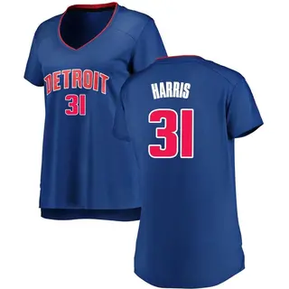 Detroit Pistons Women's Joe Harris Royal Fast Break Jersey - Icon Edition