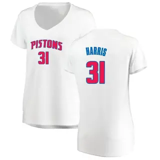 Detroit Pistons Women's Joe Harris White Fast Break Jersey - Association Edition