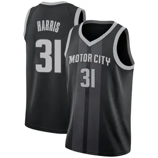 Detroit Pistons Youth Joe Harris Black Swingman 2018/19 Jersey - City Edition