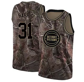 Detroit Pistons Youth Joe Harris Camo Swingman Realtree Collection Jersey