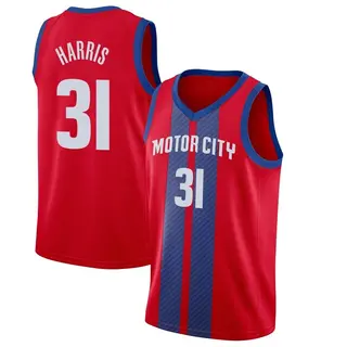 Detroit Pistons Youth Joe Harris Red Swingman 2019/20 Finished Jersey - City Edition