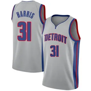 Detroit Pistons Youth Joe Harris Swingman Silver Jersey - Statement Edition