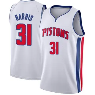 Detroit Pistons Youth Joe Harris White Swingman Jersey - Association Edition