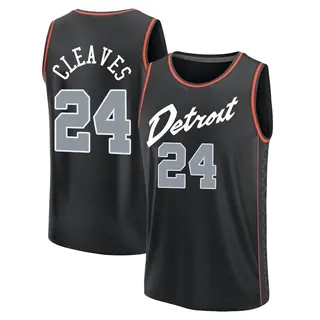 Detroit Pistons Youth Mateen Cleaves Black Fast Break 2023/24 City Edition Jersey